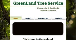 Desktop Screenshot of greenlandtreeservice.com